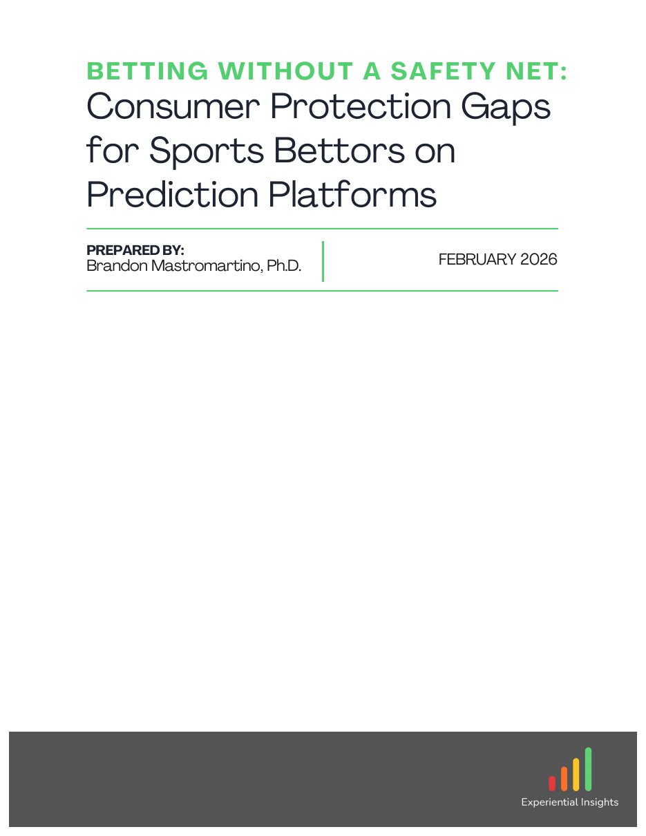 Cover of the white paper Betting Without a Safety Net